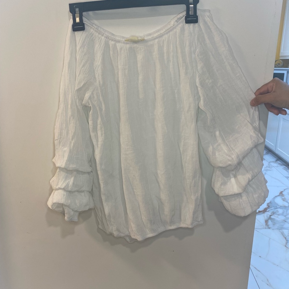 Indigo Rose Elegant White Women's Dress
